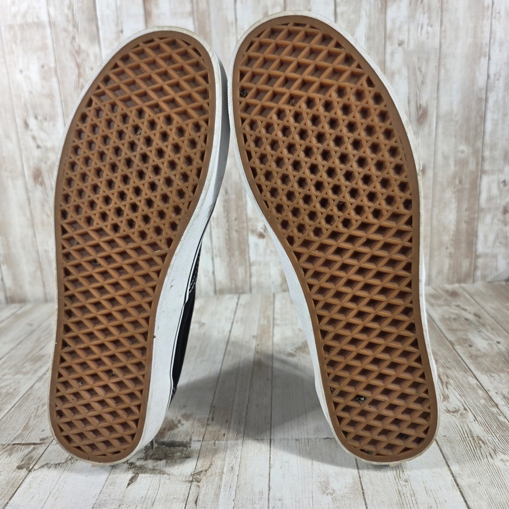 Vans Era 59 Mens 11 Black Canvas Brown Leather C&L Low Top Skate Shoes 721356 - Picture 7 of 8
